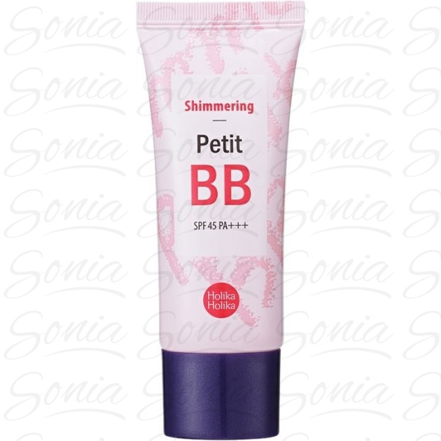 Holika Holika Krem do twarzy Shimmering Petit BB SPF45  30ml 8806334355586