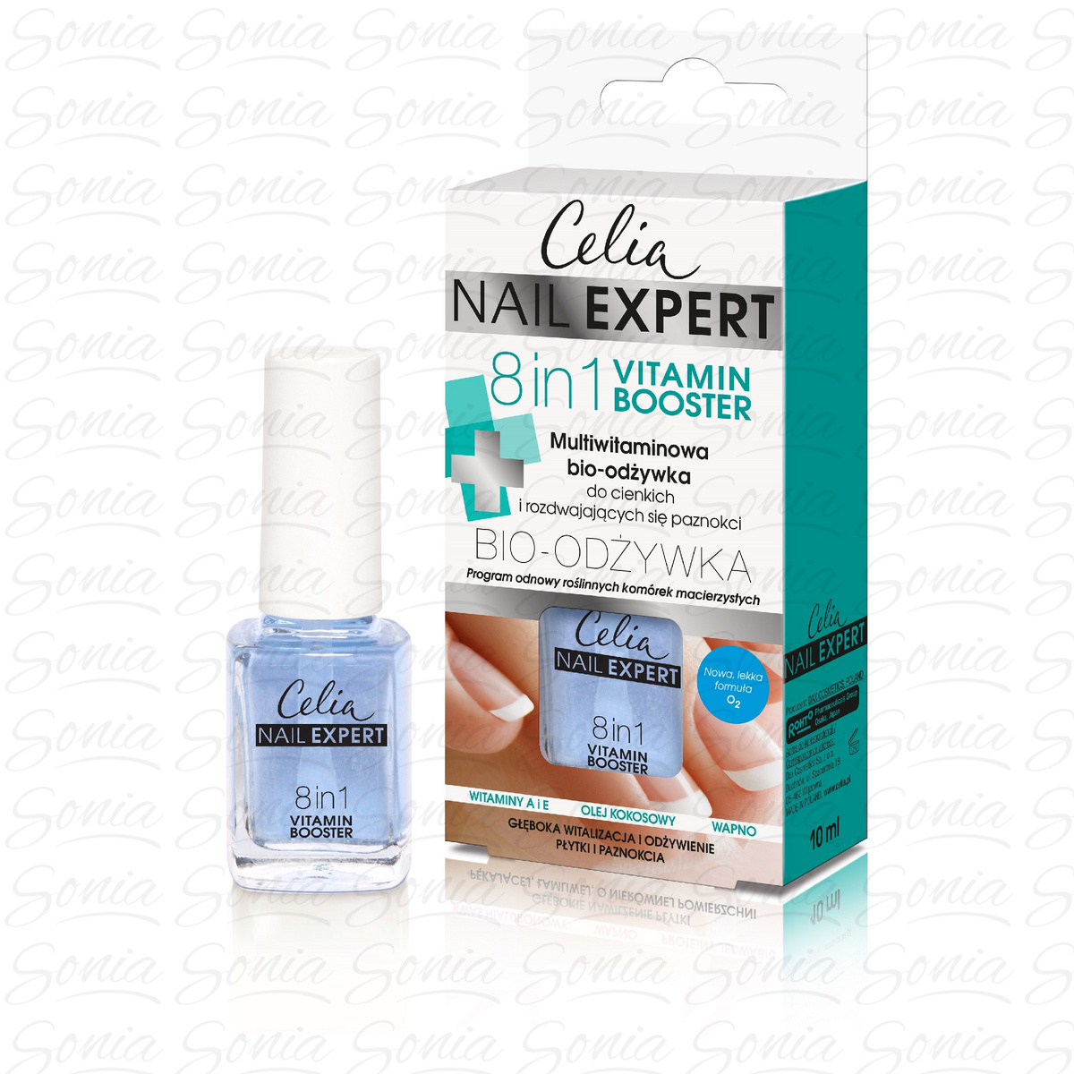 Celia Nail Expert Multiwitaminowa bio-odżywka do paznokci 8w1  10ml 5900525051950