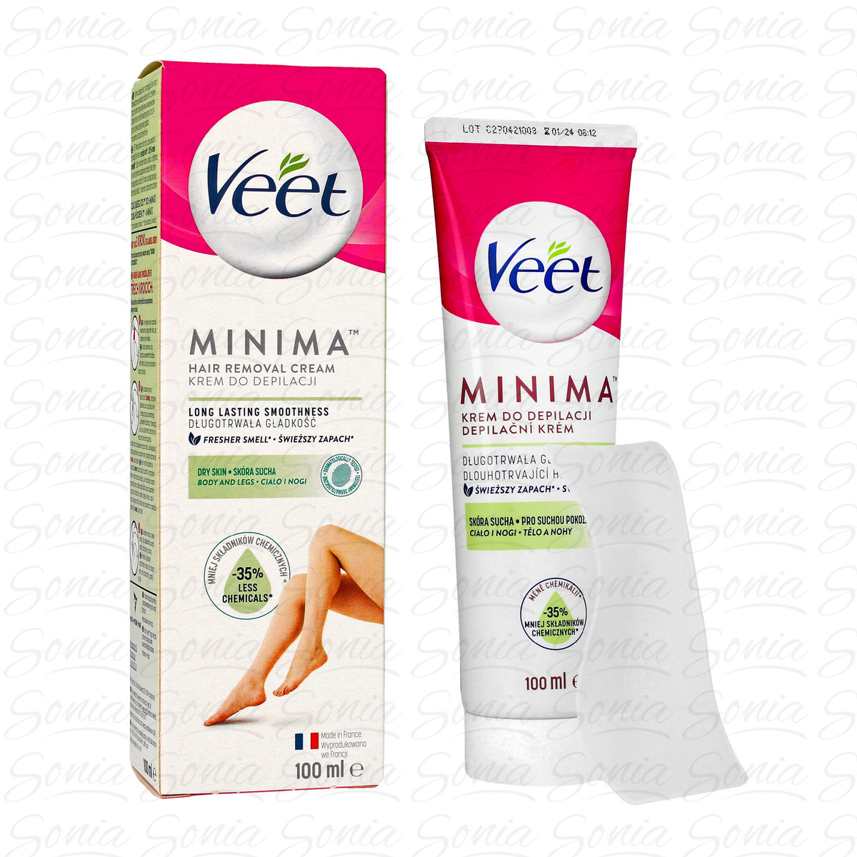 Veet Krem do depilacji skóry Silk & Fresh - skóra sucha  100ml 5000146980339