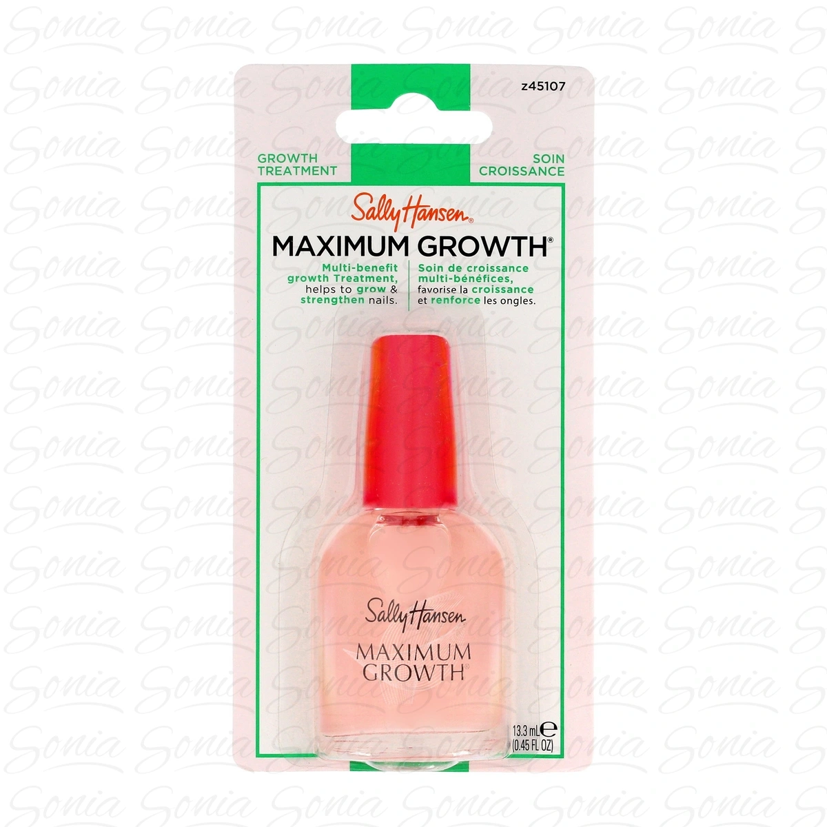 Sally Hansen Odżywka do paznokci z proteinami Maximum Growth 13.3ml 074170451078