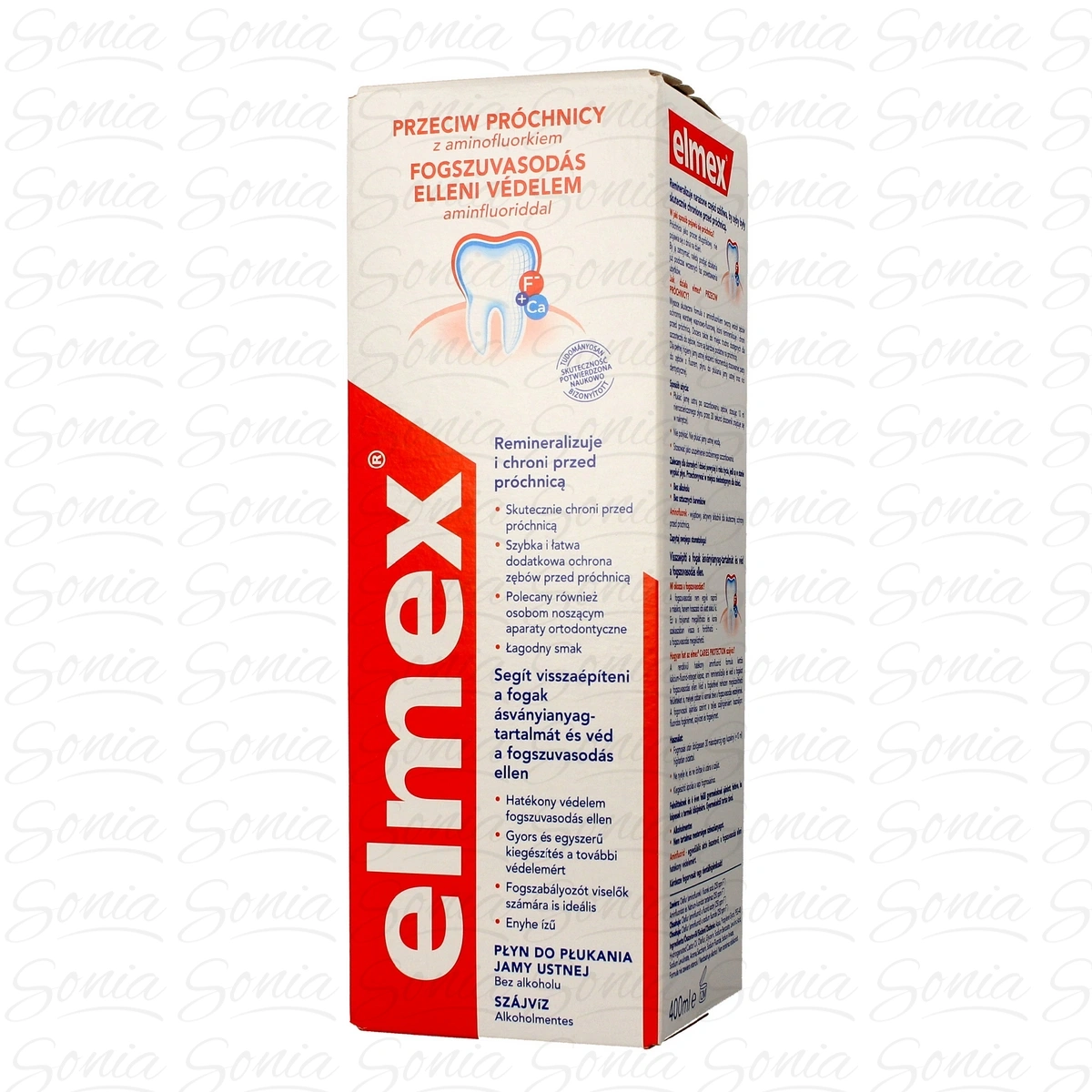 Elmex Płyn do płukania jamy ustnej Przeciw Próchnicy  400ml 7610108006878