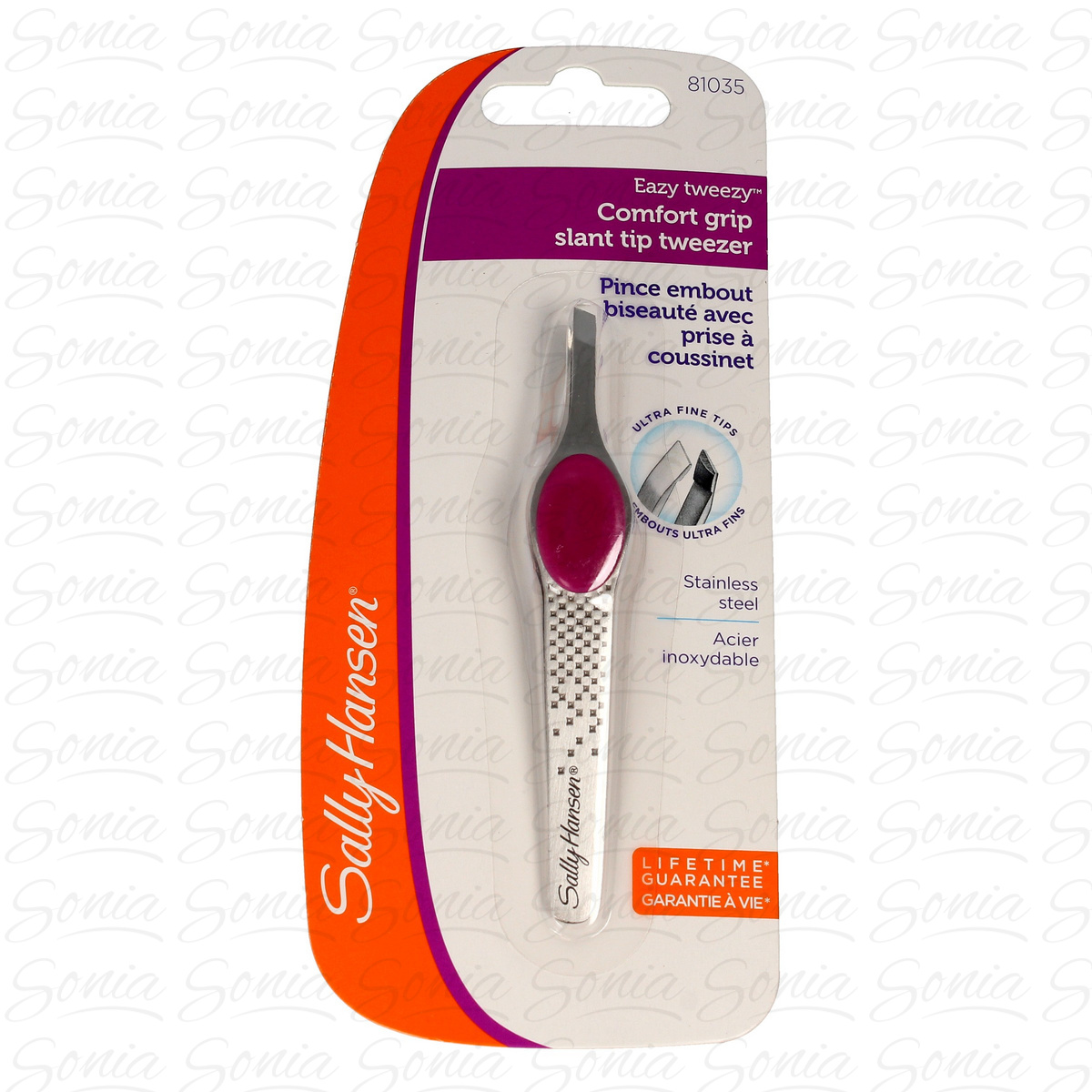 Sally Hansen Akcesoria Pęseta skośna 1szt 075280025852