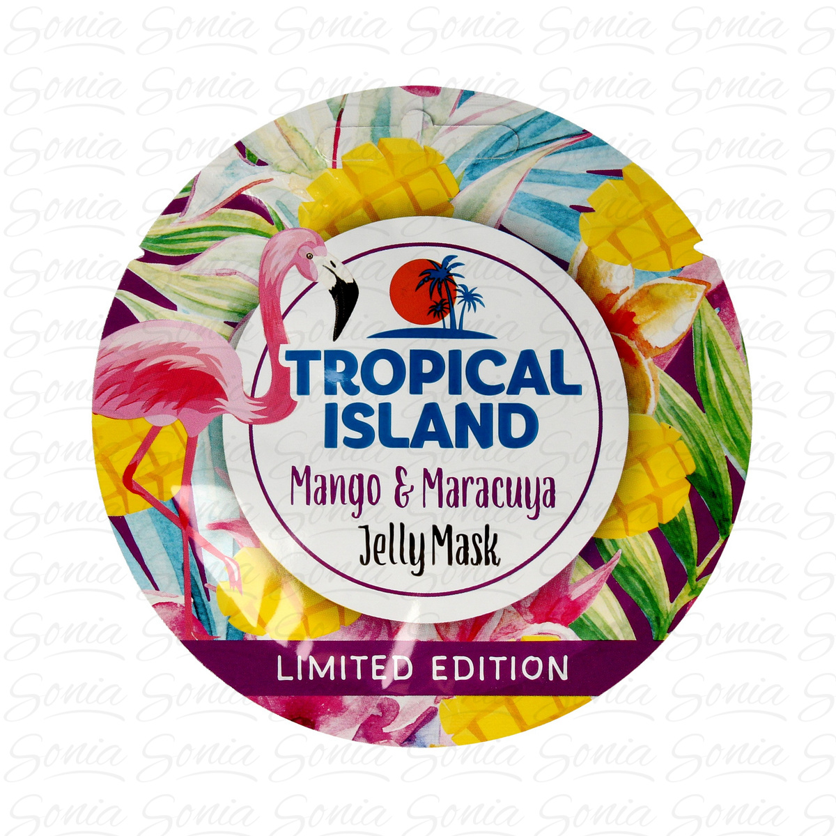 Marion Tropical Island Maseczka żelowa do twarzy Mango & Maracuya  10g 5902853017035