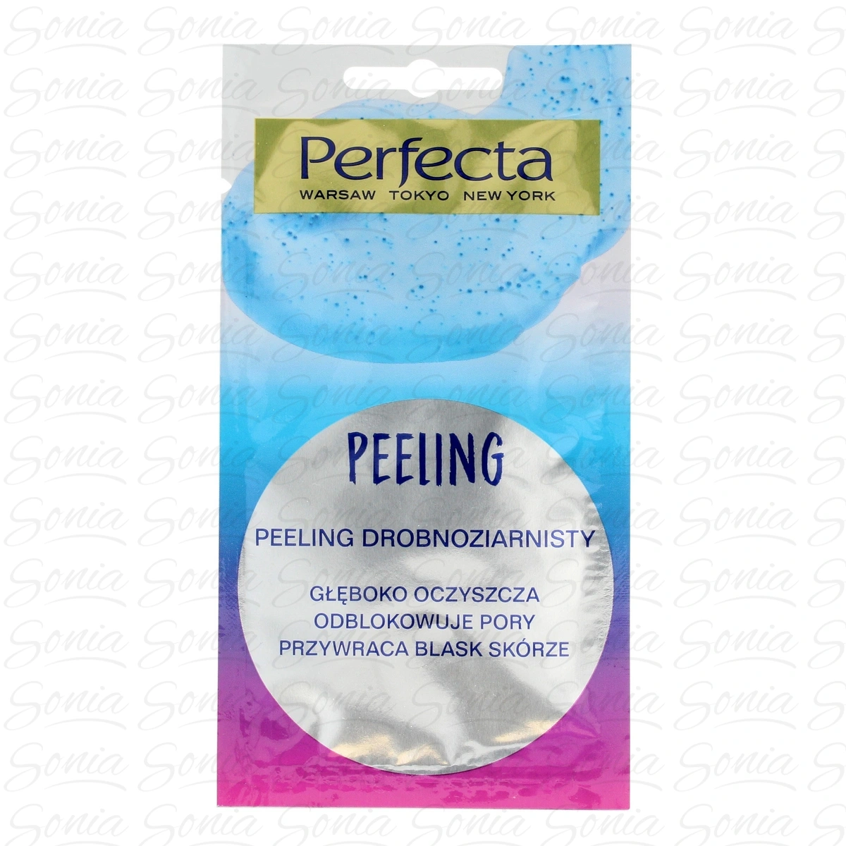 Perfecta Peeling drobnoziarnisty - każdy rodzaj cery  8ml (saszetka) 5900525053589