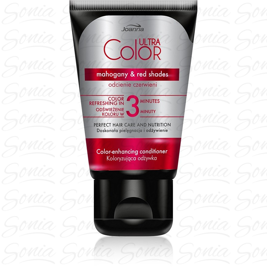 Joanna Ultra Color Odżywka do włosów koloryzująca - odcienie czerwieni  100g 5901018018221