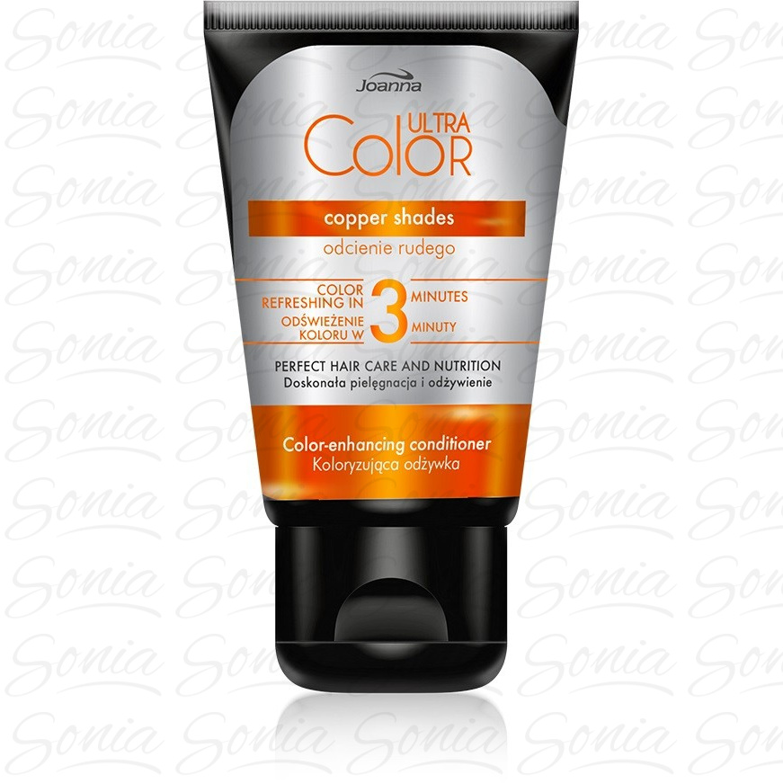 Joanna Ultra Color Odżywka do włosów koloryzująca - odcienie rudego  100g 5901018018184